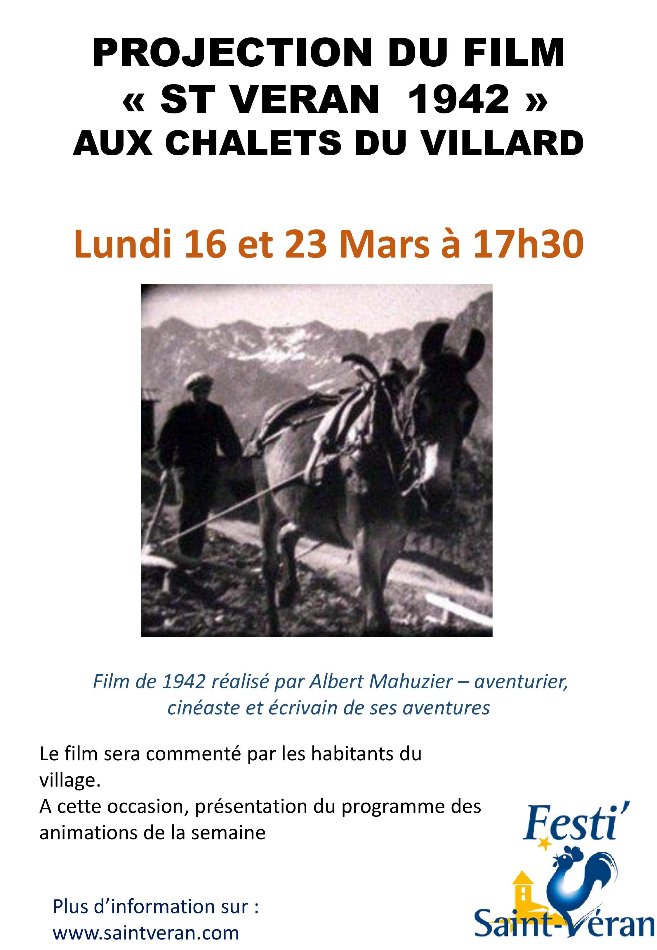 Affiche saint veran 1942